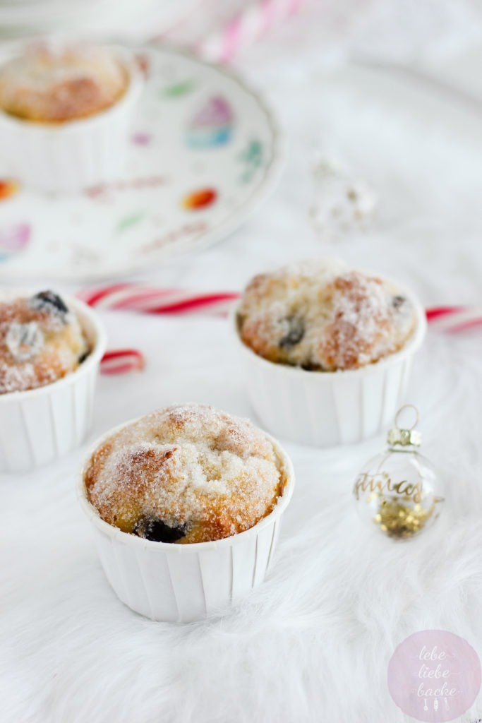 Christstollen-Muffins mit Marzipankern - lebe liebe backe